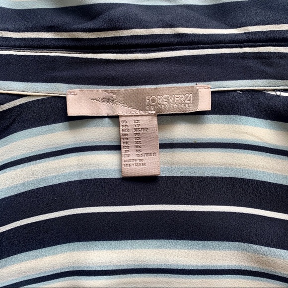 Striped Sleeveless Wrap Dress - Picture 6 of 6